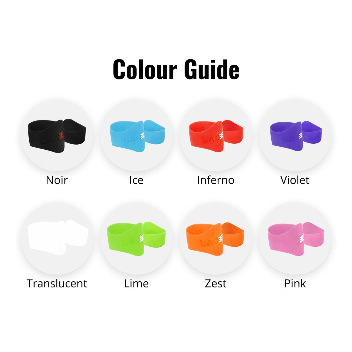 Laceeze Shoe Lace Bands available in 8 colours keeps laces tied