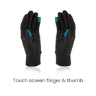 Defiance football gloves for cold wet weather kids