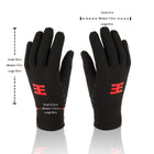 Youth football outfield gloves with thermal insulation