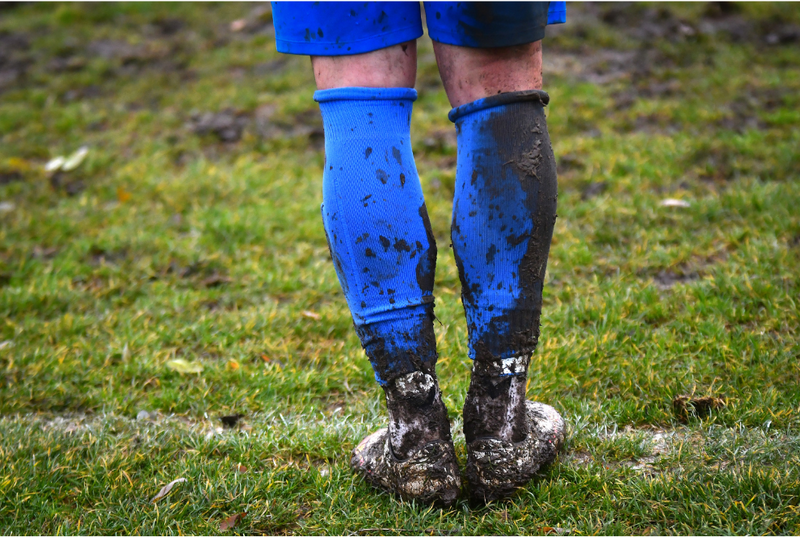 Winter football top boots