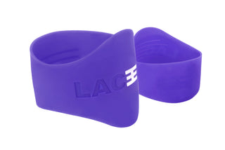 Laceeze Original silicon bands keep kids’ football laces tied. Pair in violet 