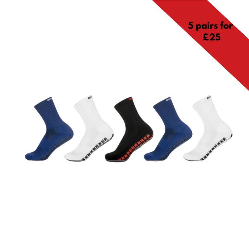 Defiance Grip Socks 5 Pack Bundle