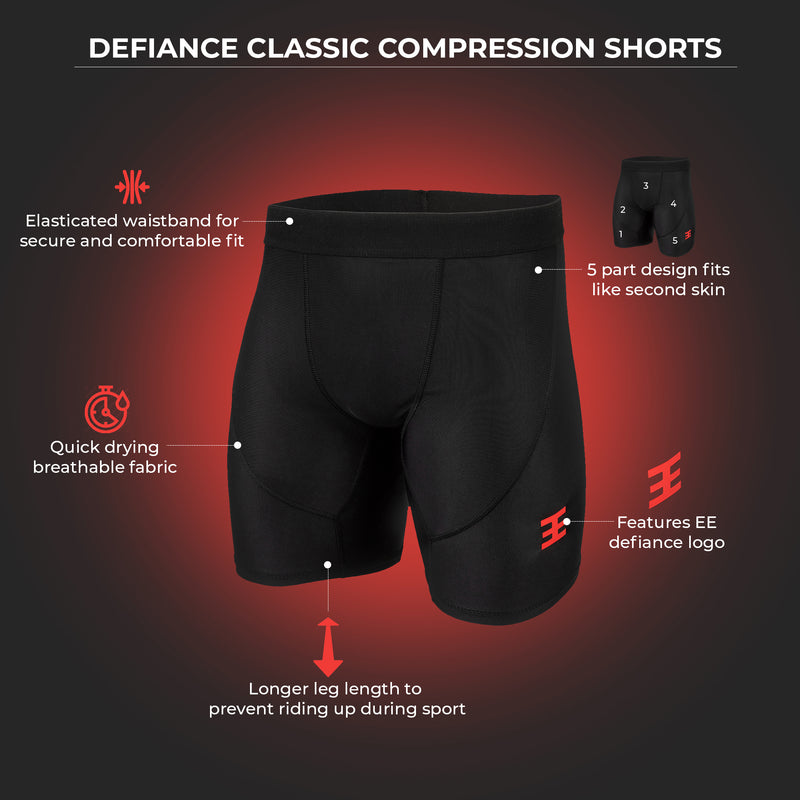 Defiance Classic Compression Shorts Youth – Laceeze